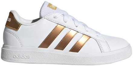 adidas grand court sustainable lifestyle sneakers wit kinderen kinderen - 38,5