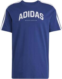 adidas Graphic T-shirt Heren-Donkerblauw,Wit - S,M,L,XL,XXL
