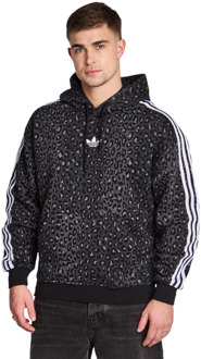 adidas Graphics Hoodies Heren - Zwart - Maat M - Katoen Fleece Black