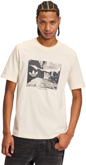 adidas Graphics T-shirts Heren - Bruin - Maat L Brown