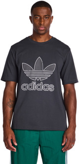 adidas Graphics T-shirts Heren - Grijs - Maat L Grey
