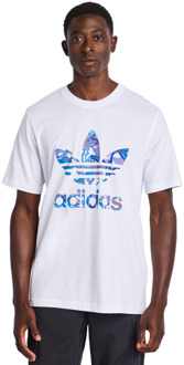 adidas Graphics T-shirts Heren - Wit - Maat M White