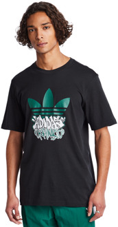adidas Graphics T-shirts Heren - Zwart - Maat M Black