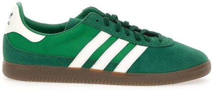 adidas Groene Leren Sneakers Adidas , Green , Heren - 44 2/3 EU
