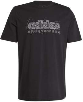 adidas Growth SPW T-shirt Heren zwart - M