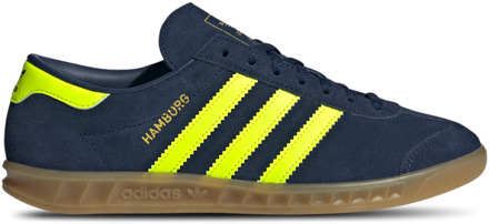 adidas Hamburg Sneakers Dames - Blauw - Maat 36 - Leer Blue
