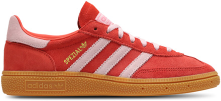 adidas Handball Spezial Sneakers Dames - Rood - Maat 37 1/3 - Leer Red