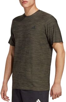 adidas hardloopshirt bruin heren heren - L