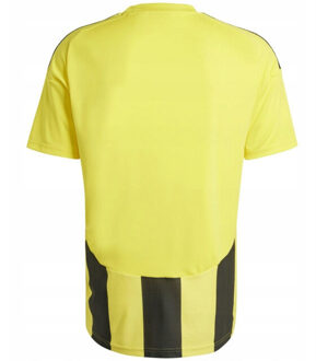 adidas Heren 24 gestreepte voetbal jersey Zwart - L