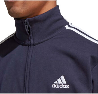 adidas Heren 3 strepen french terry trainingspak Blauw - M