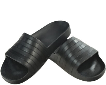 adidas Heren adilette aqua sliders Zwart - 44,5
