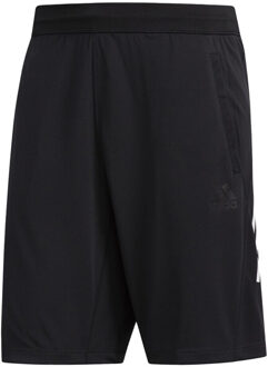 adidas Heren aeroready 3 streep shorts Zwart - XL