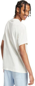 adidas Heren alle geborduurd logo t-shirt - maat L Wit