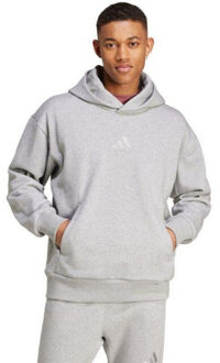 adidas Heren alle szn fleece hoodie Grijs - XL