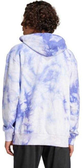 adidas Heren alle szn gewassen fleece hoodie Wit - L