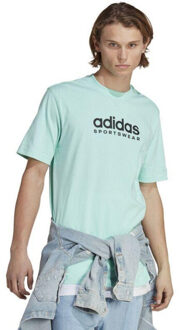 adidas Heren alle szn grafisch t-shirt - maat S Groen