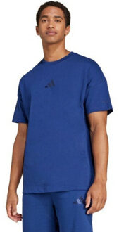 adidas Heren alle szn kleurblok t-shirt - maat M Blauw
