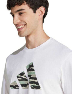 adidas Heren codes camo logo t-shirt Wit