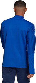 adidas Heren condivo 21 primeblue quarter zip training top - maat XL Blauw