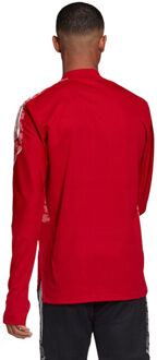 adidas Heren condivo 21 primeblue quarter zip training top Rood - S