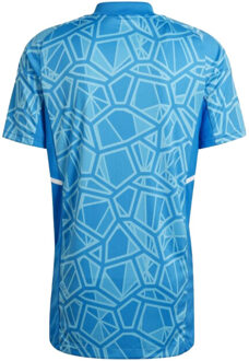 adidas Heren condivo 22 keepershirt met korte mouwen Blauw - XL