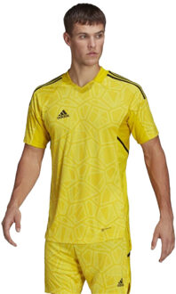 adidas Heren condivo 22 keepershirt met korte mouwen Geel - L