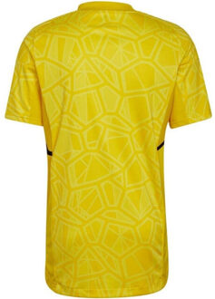 adidas Heren condivo 22 keepershirt met korte mouwen Geel - S