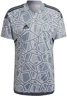 adidas Heren condivo 22 keepershirt met korte mouwen Grijs - L