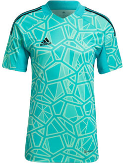 adidas Heren condivo 22 keepershirt met korte mouwen Groen - L
