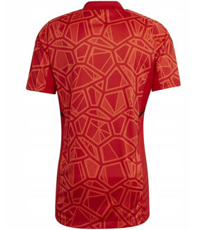 adidas Heren condivo 22 keepershirt met korte mouwen - maat S Rood