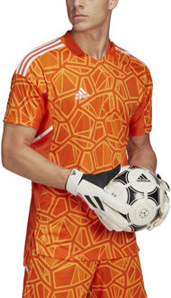 adidas Heren condivo 22 keepershirt met korte mouwen Oranje - S