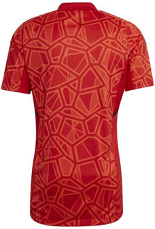 adidas Heren condivo 22 keepershirt met korte mouwen Rood - L