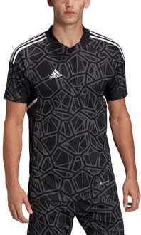 adidas Heren condivo 22 keepershirt met korte mouwen Zwart - S
