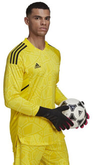 adidas Heren condivo 22 keepershirt met lange mouwen - maat L Geel