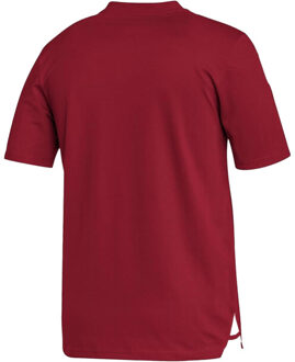 adidas Heren condivo 22 poloshirt - maat S Rood
