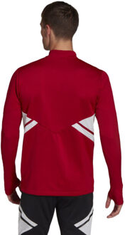 adidas Heren condivo 22 quarter zip training sweatshirt Rood - XL