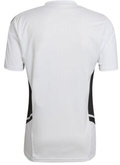 adidas Heren condivo 22 v hals t-shirt Wit - S
