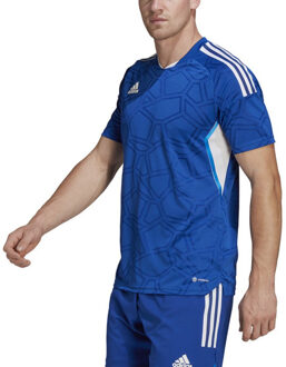 adidas Heren condivo 22 wedstrijd jersey - maat S Blauw