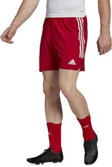 adidas Heren condivo 22 wedstrijdshort - maat M Rood