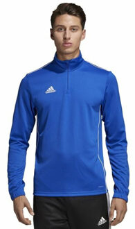 adidas Heren core 18 quarter zip trainings sweatshirt Blauw - XS