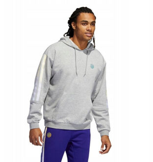adidas Heren donovan mitchell hoodie Grijs - S