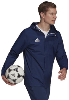 adidas Heren entrada 22 all weather jas Blauw - L