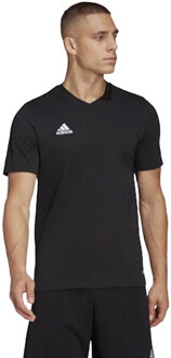 adidas Heren entrada 22 katoenen t-shirt Zwart - M