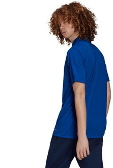 adidas Heren entrada 22 poloshirt - maat S Blauw