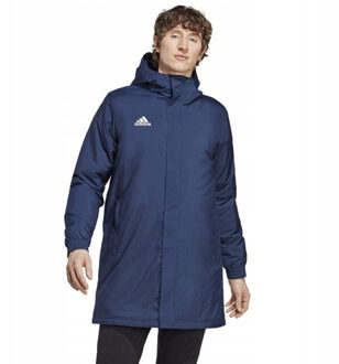 adidas Heren entrada 22 stadionjas - maat L Blauw