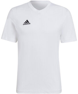 adidas Heren entrada 22 t-shirt Wit - L