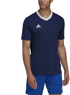adidas Heren entrada 22 v hals voetbal jersey Blauw - L