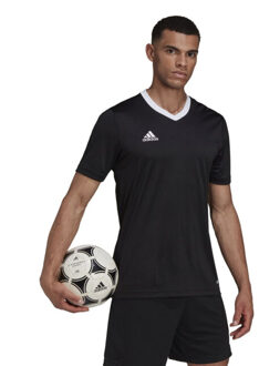 adidas Heren entrada 22 v hals voetbal jersey Zwart - XXL / XXXL
