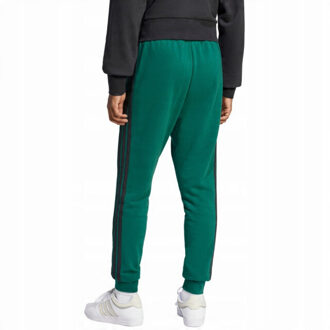 adidas Heren essential french terry logo joggingbroek - maat S Groen