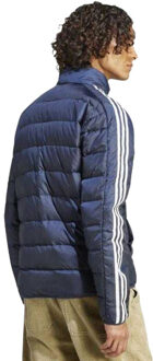 adidas Heren essentials 3 strepen donzen lichtgewicht jas Blauw - M
